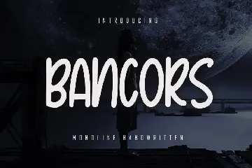 Bancors - Monoline Font