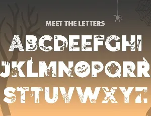 Trick or Treat Silhouette Font