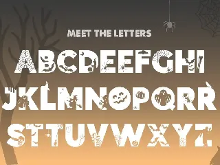 Trick or Treat Silhouette Font