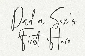 Fatherhood Modern Signature font