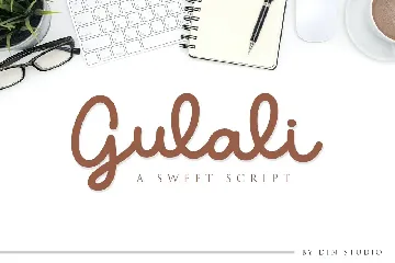 Gulali - Fun Display Script font