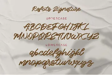 Rafots Signature - Elegant Font