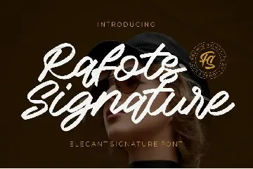 Rafots Signature - Elegant Font