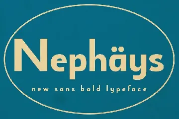 Nephays Typeface font