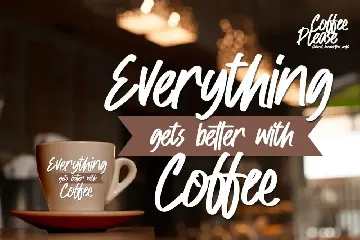 Coffee Please - Natural Handwritten  Script font