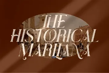 The Historical Marliana Classy Serif font