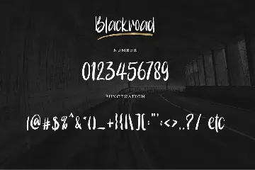 Blackroad font