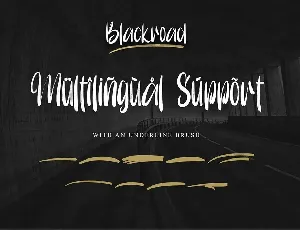 Blackroad font