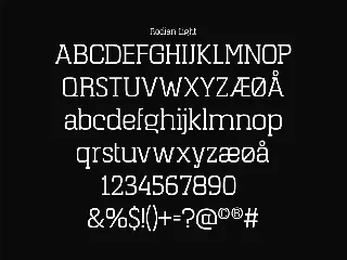 Rodian Serif font