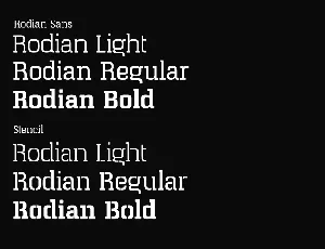 Rodian Serif font