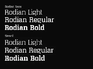 Rodian Serif font