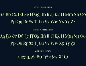 Rinoch | Serif Typeface font