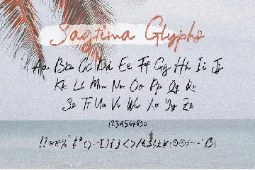 Sagtima Brush font