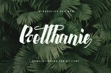 Botthanie font