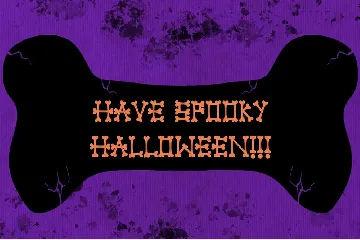 Dr. Bones - Halloween Font