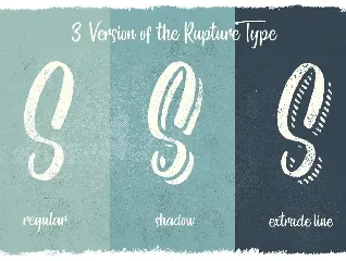 The Rupture 3 Styles font