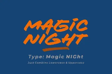 Magic Night font