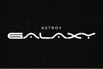 Astro Galaxy Sans Serif Display Font