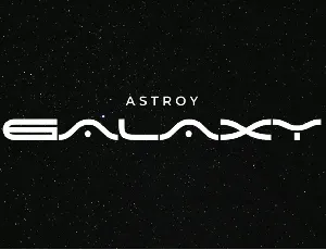 Astro Galaxy Sans Serif Display Font