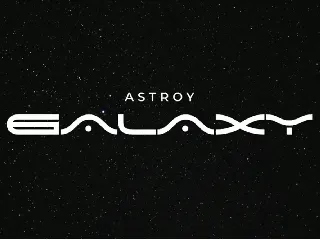 Astro Galaxy Sans Serif Display Font