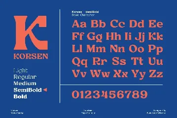 Korsen font