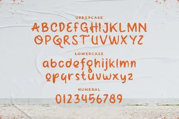 Sunburned Tropic - Summer Brush Font