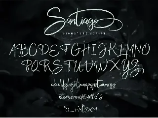 Santiago font