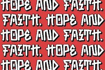 Punk Rotten - Monoline Graffiti Font