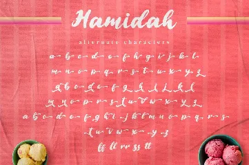 Hamidah - Bold Calligraphy Font