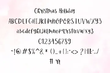 Christmas Holiday font