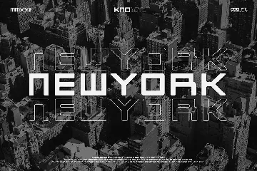 Knoxx - Sans Serif Typeface font