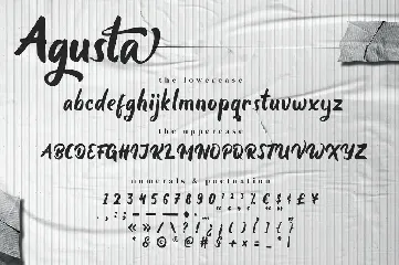 Agusta - Bold Script Font