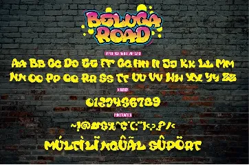 Beluga Road - Decorative Graffiti Font