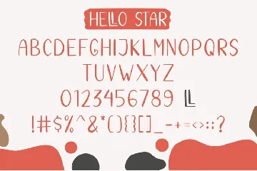 Hello Star | EXTRA SHAPES font