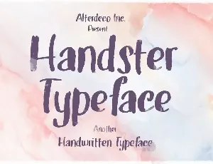 Handster Typeface font