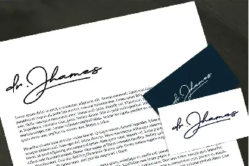 The Doctor Signature - Stylistic Signature Font