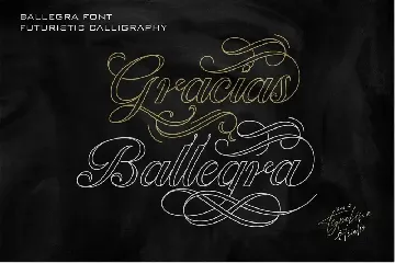 Ballegra font