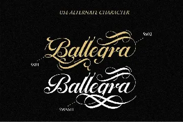 Ballegra font