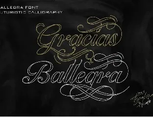 Ballegra font