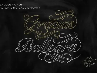 Ballegra font