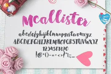 Mcallister Brush Script font