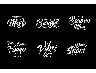 Messy Script font