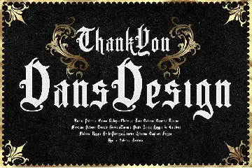 Crowers luxury Blackletter font