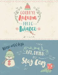 Winter Tales Font Trio + extras