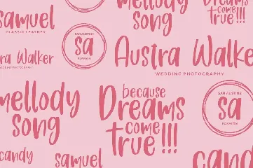 Fresh Love - a Cute Handdrawn font