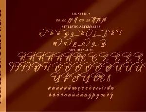 Halittany Badela Signature Font