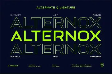 Alternox font