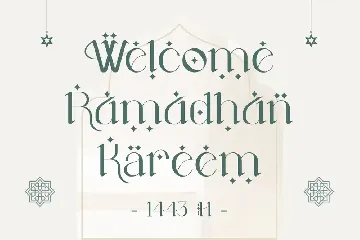 Nur Ramadhan - An Arabic Font Style