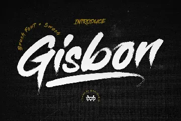 Gisbon - Brush Typeface font