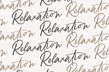 Relaxation font